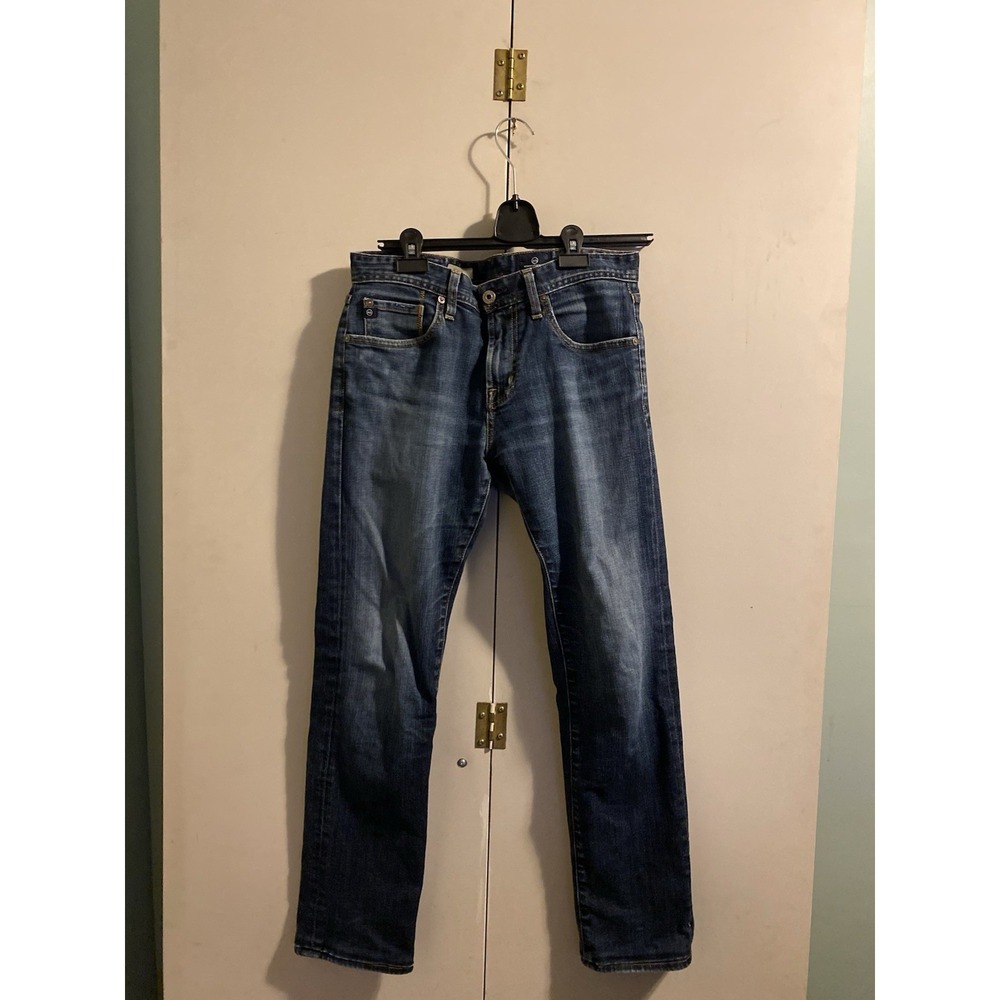 AG Adriano Goldschmied Matchbox Slim Straight Jeans Men’s 30x34 Blue Made in USA